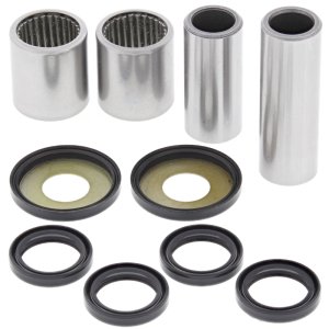 Kawasaki KLX125 Swing Arm Bearing Kit - All Balls Racing - POM Composite (52100 bearing steel, All-metal bushings) - `03-`06